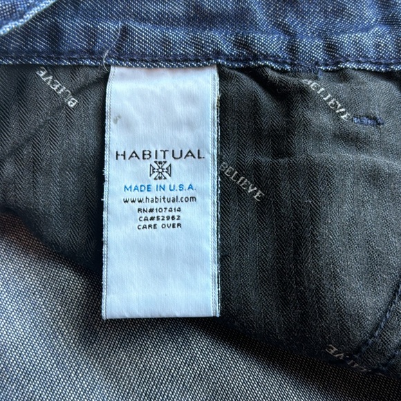 Habitual women’s jeans distressed straight to wide leg lightweight size 29 - Picture 11 of 12